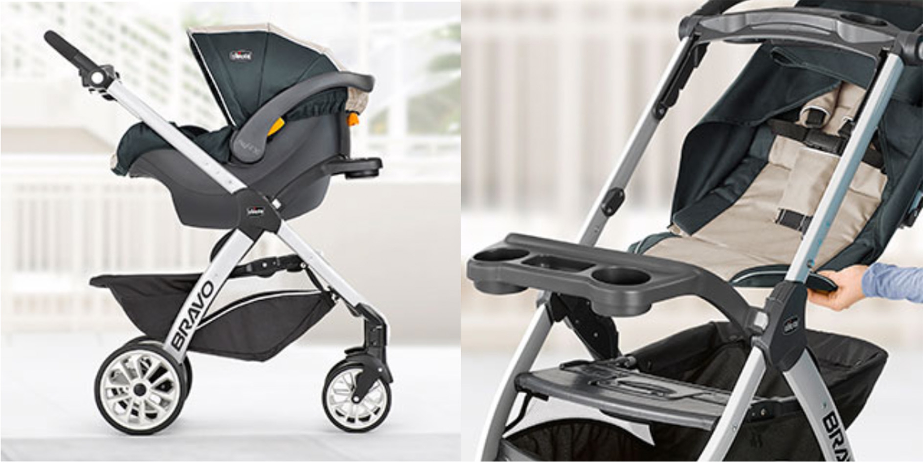 chicco bravo stroller without car seat